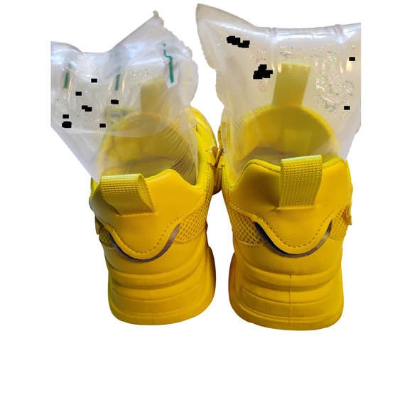 208W39NYC Womens Athletic Shoes Yellow Lace Up, Size 7 - Picture 2 of 6